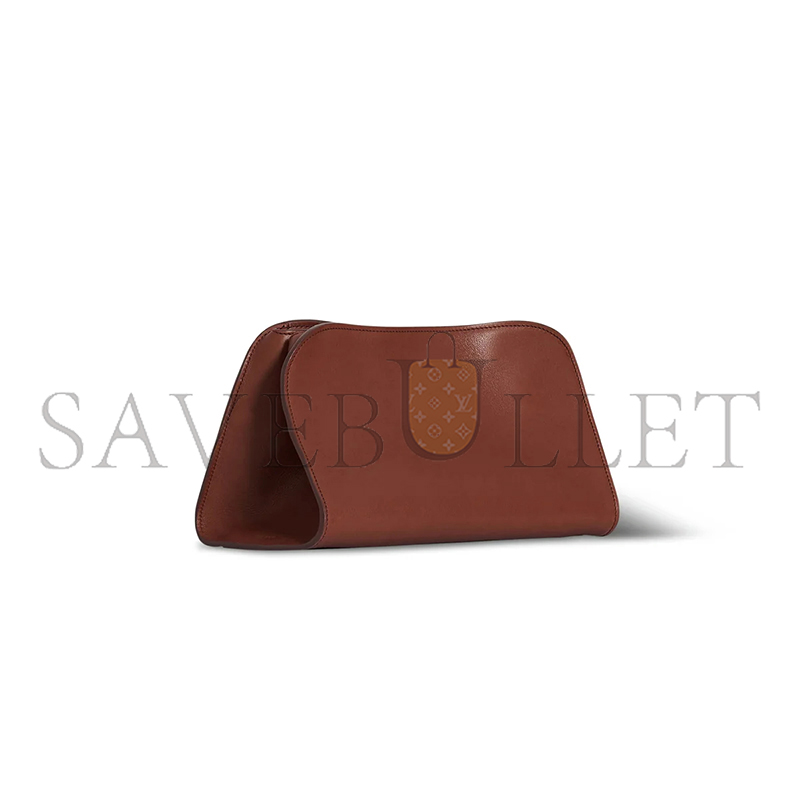 THE ROW PEGGY CLUTCH IN LEATHER W1774L72NBAS (28*15*11cm)